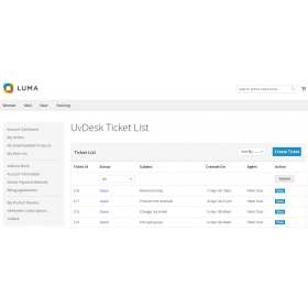 Magento2 uvdesk Ticket System Plugin | 2024